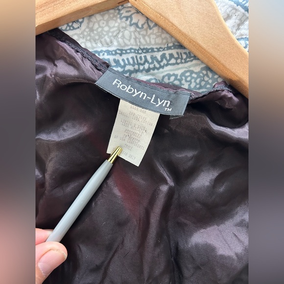 Robyn-Lyn 100 % Cotton Four Clover St. Patricks Green & Black Vest Womens Small - Picture 4 of 4